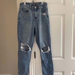 American eagle blue denim jeans size 2